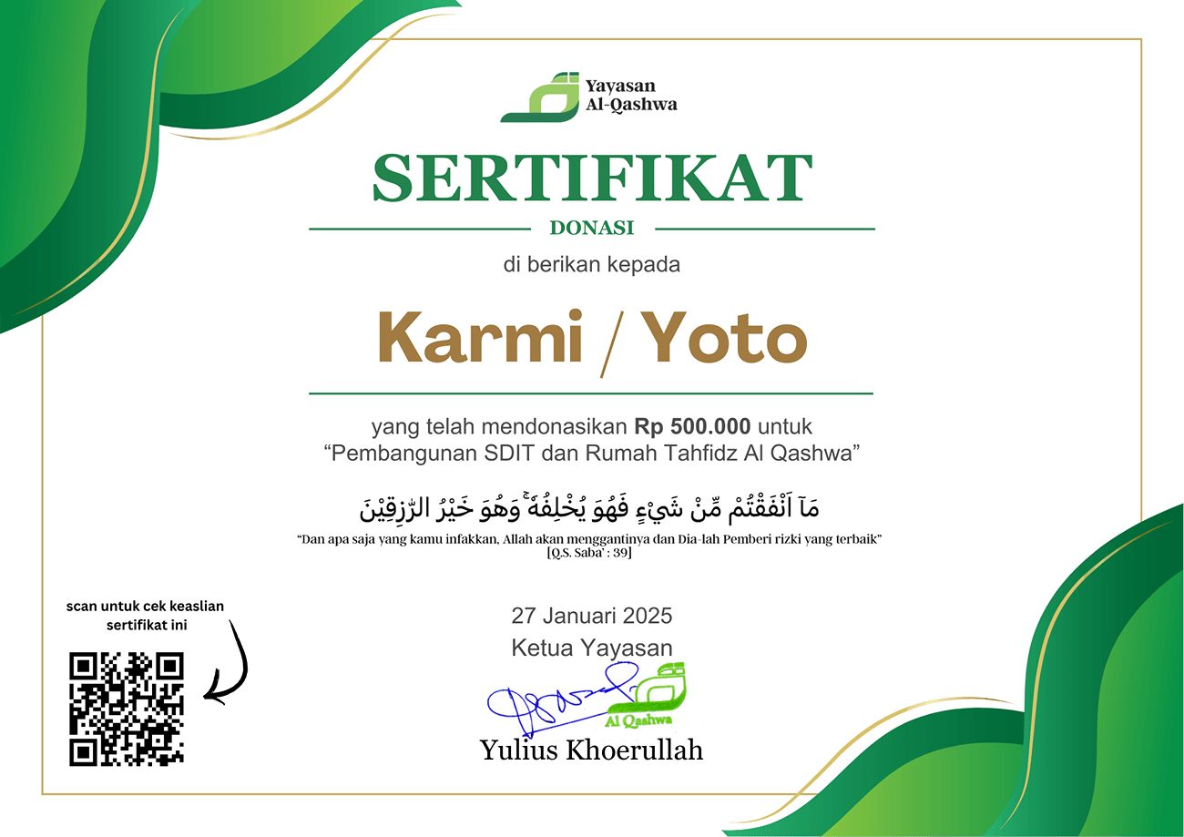 Karmi / Yoto_500.000_27 Januari 2025