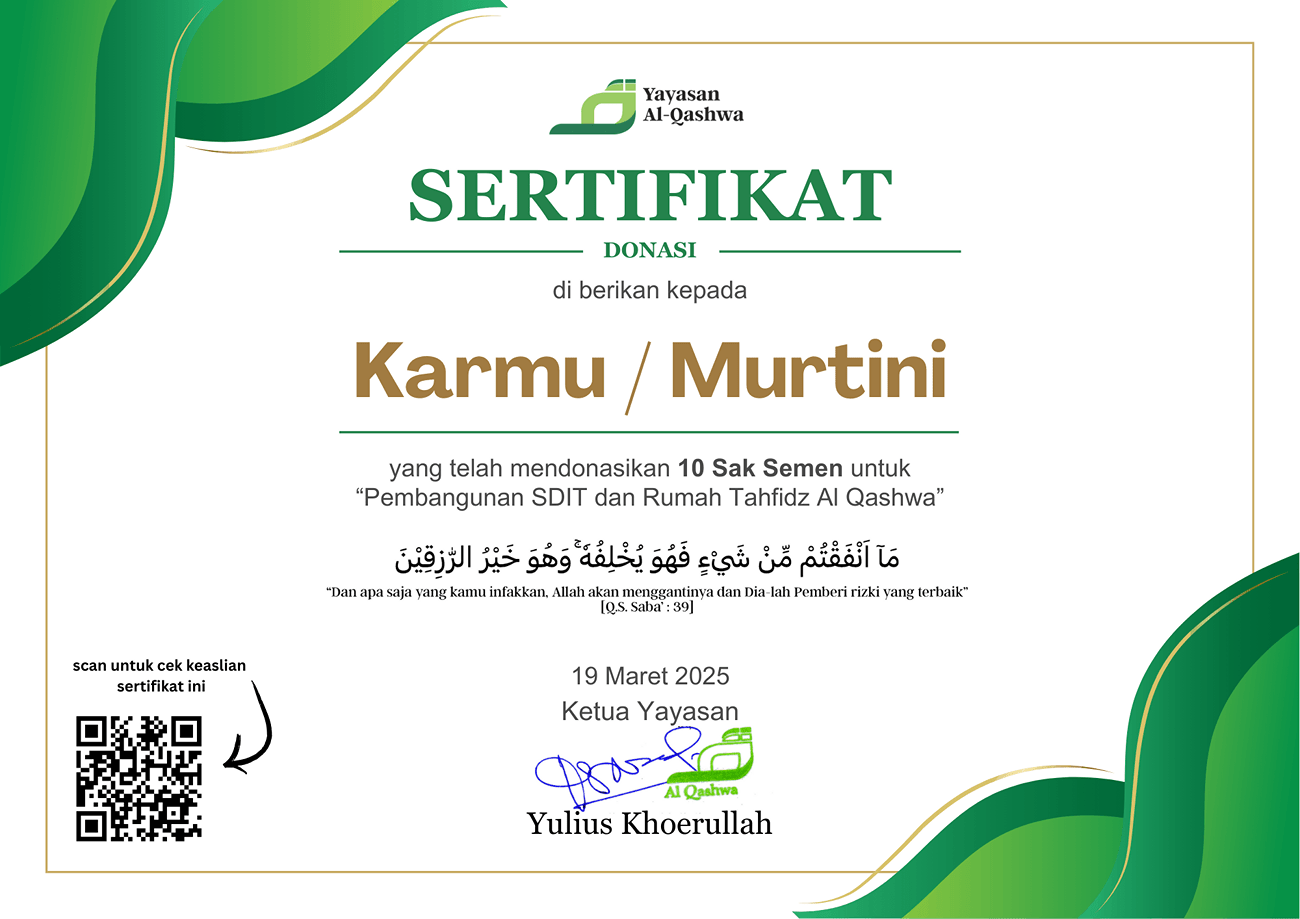 Karmu / Murtini_10 sak semen_19 Maret 2025