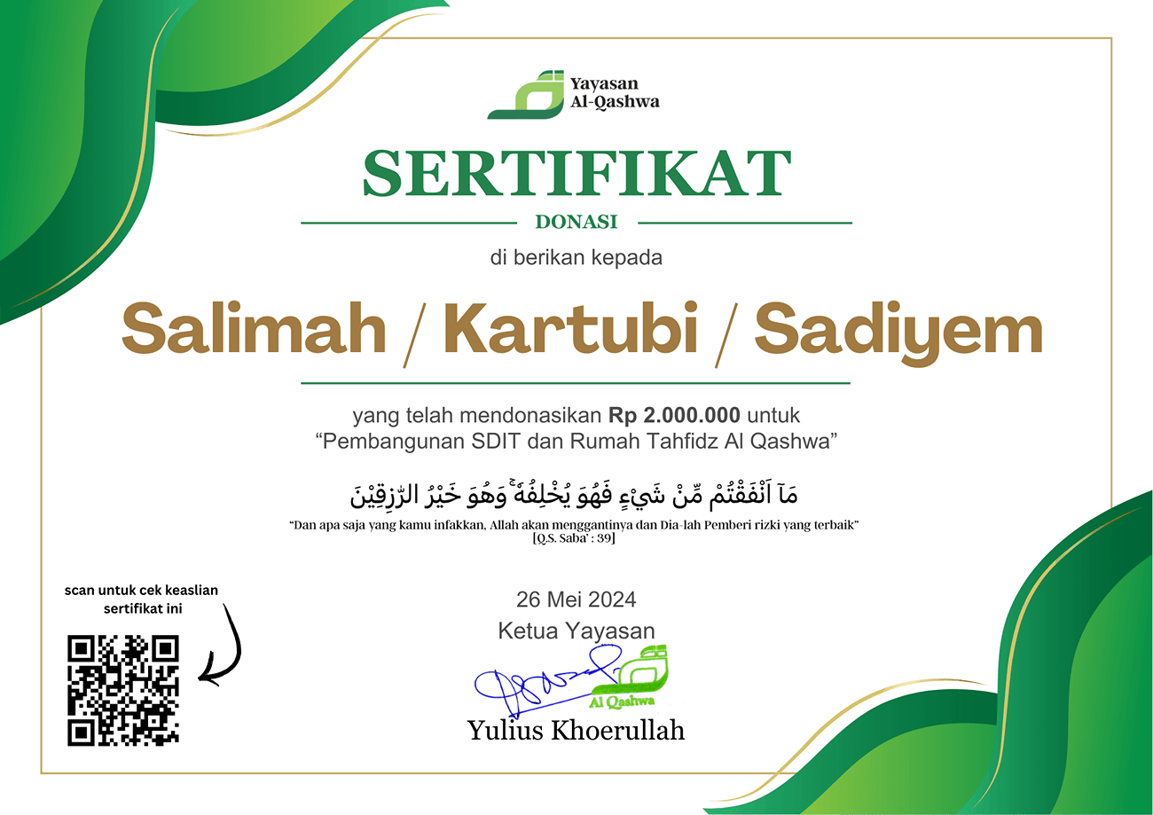 Salimah / Kartubi / Sadiyem_2.000.000_26 Mei 2024