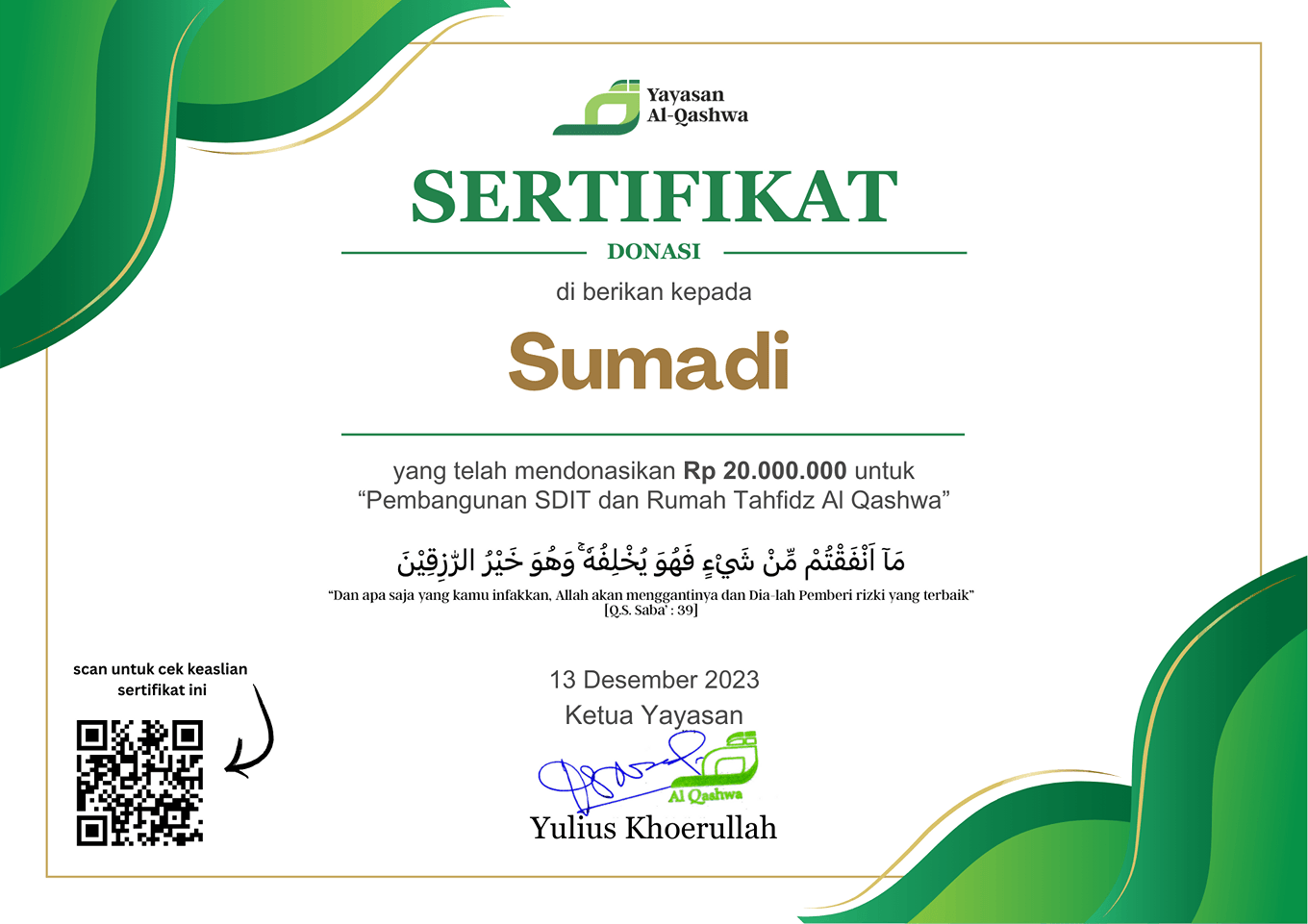 Sumadi_2.000.000_13 Desember 2023